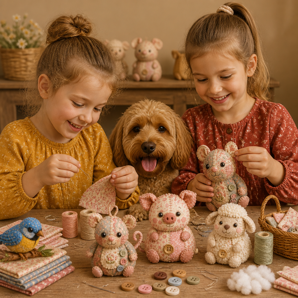 DIY Animal Sewing Kit – Handmade Fabric Ornament Craft Set