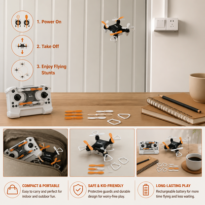 Mini Drone – RC Stunt Flyer for Kids