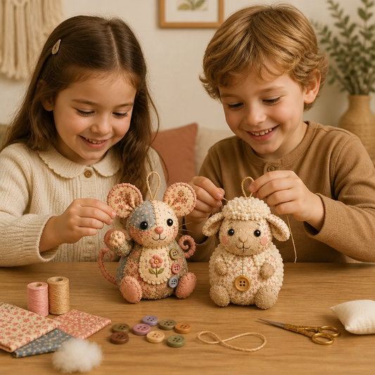 DIY Animal Sewing Kit – Handmade Fabric Ornament Craft Set