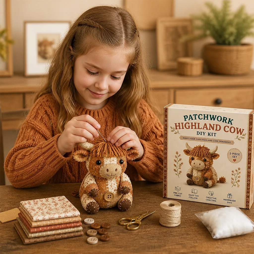 DIY Animal Sewing Kit – Handmade Fabric Ornament Craft Set
