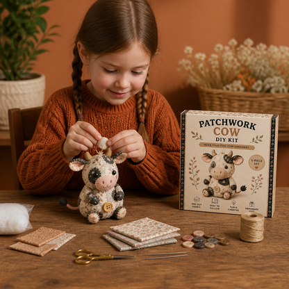 DIY Animal Sewing Kit – Handmade Fabric Ornament Craft Set