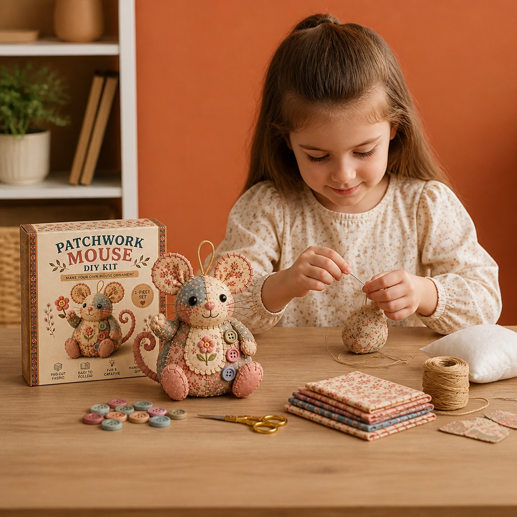 DIY Animal Sewing Kit – Handmade Fabric Ornament Craft Set