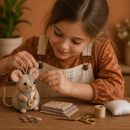 DIY Animal Sewing Kit – Handmade Fabric Ornament Craft Set