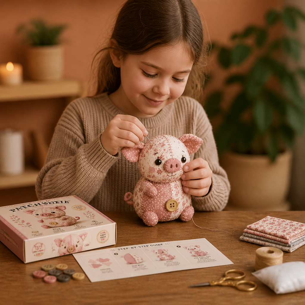DIY Animal Sewing Kit – Handmade Fabric Ornament Craft Set