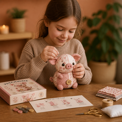 DIY Animal Sewing Kit – Handmade Fabric Ornament Craft Set
