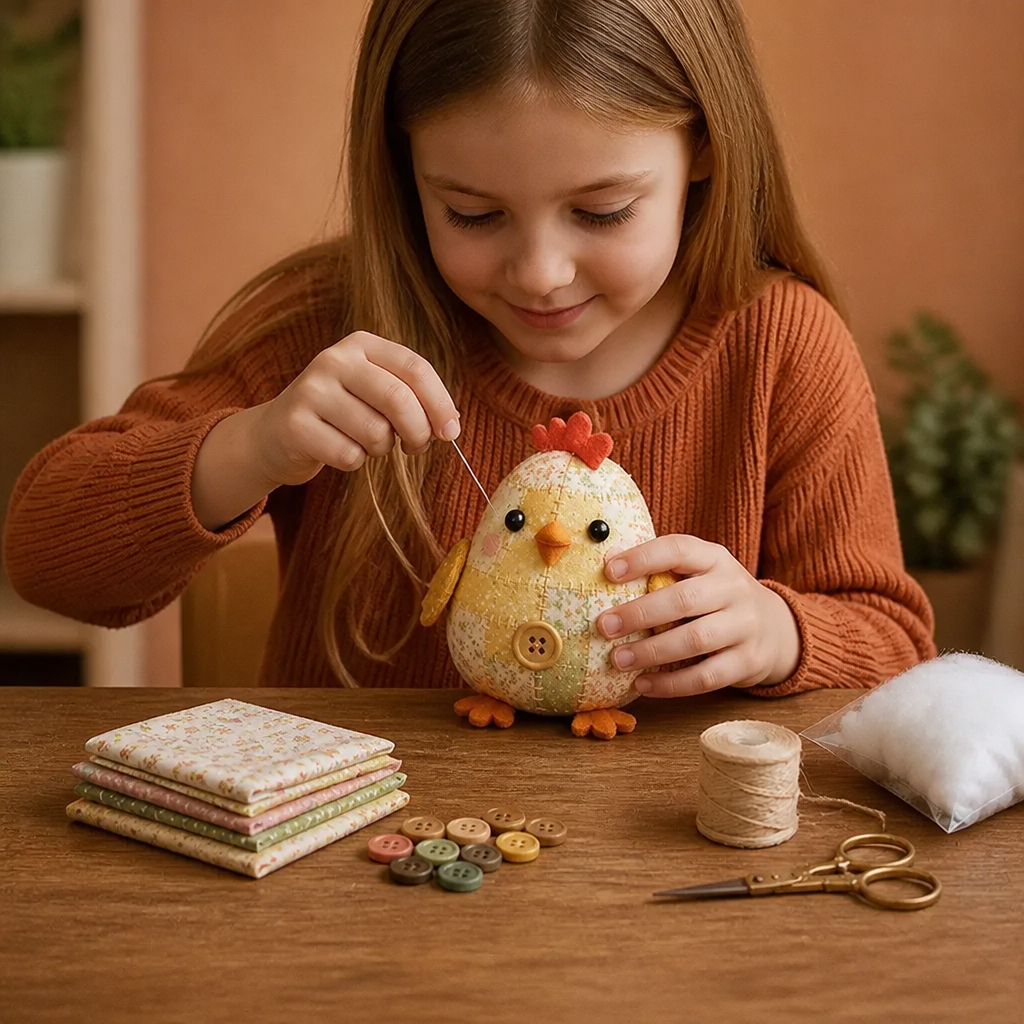 DIY Animal Sewing Kit – Handmade Fabric Ornament Craft Set