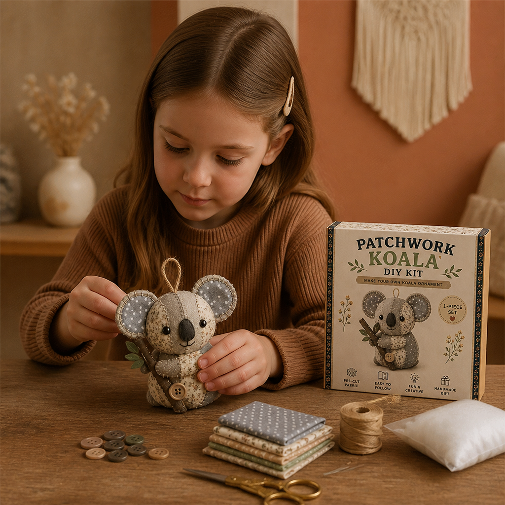 DIY Animal Sewing Kit – Handmade Fabric Ornament Craft Set