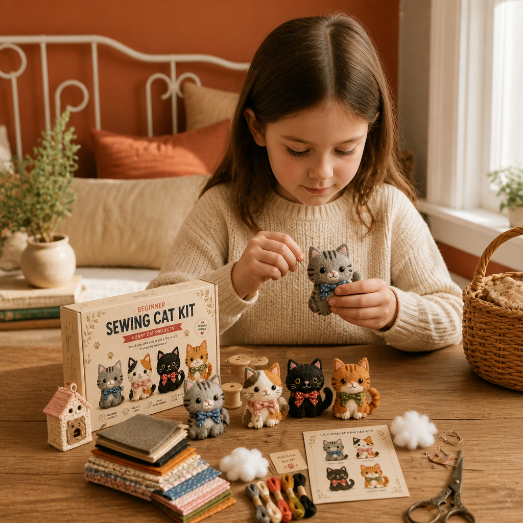 DIY Plush Sewing Kit – Make Your Own Cute Character