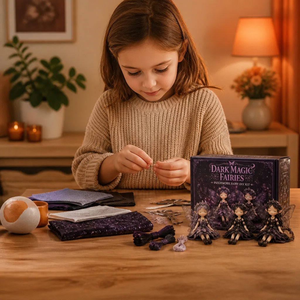 Fairy DIY Sewing Kit for Kids – Make Enchanting Fairy Dolls with Fabric, Accessories & Instructions