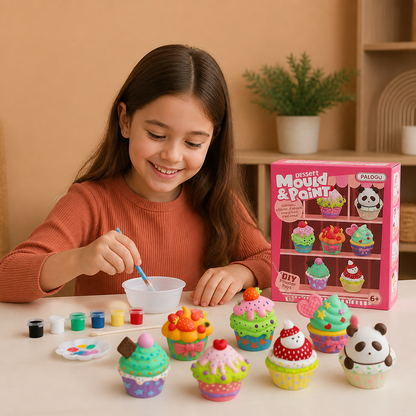 DIY Animal Plaster Painting Kit – Mold, Paint & Create Craft Set for Kids