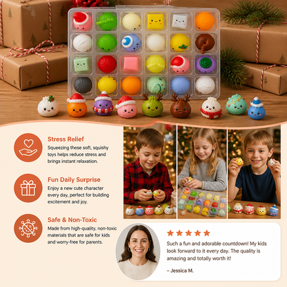 Mini Dumpling Squishy Toy Advent Calendar