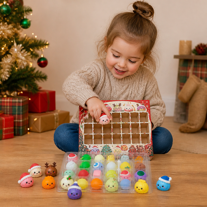 Mini Dumpling Squishy Toy Advent Calendar