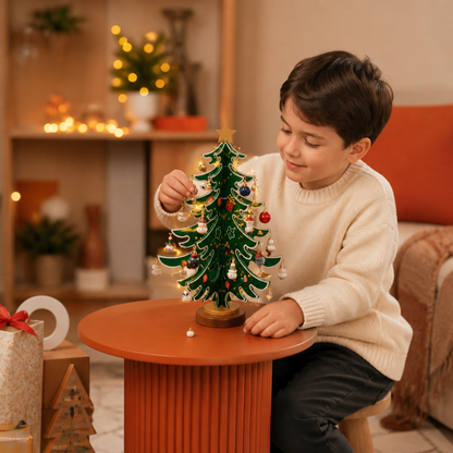 24-Day Mini Christmas Tree Ornament Advent Calendar for Kids