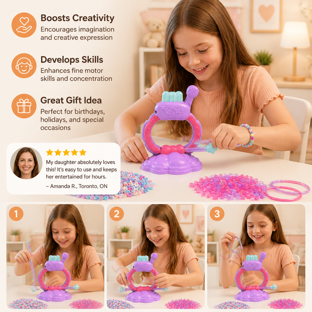 DIY Bracelet Making Machine Kit for Girls
