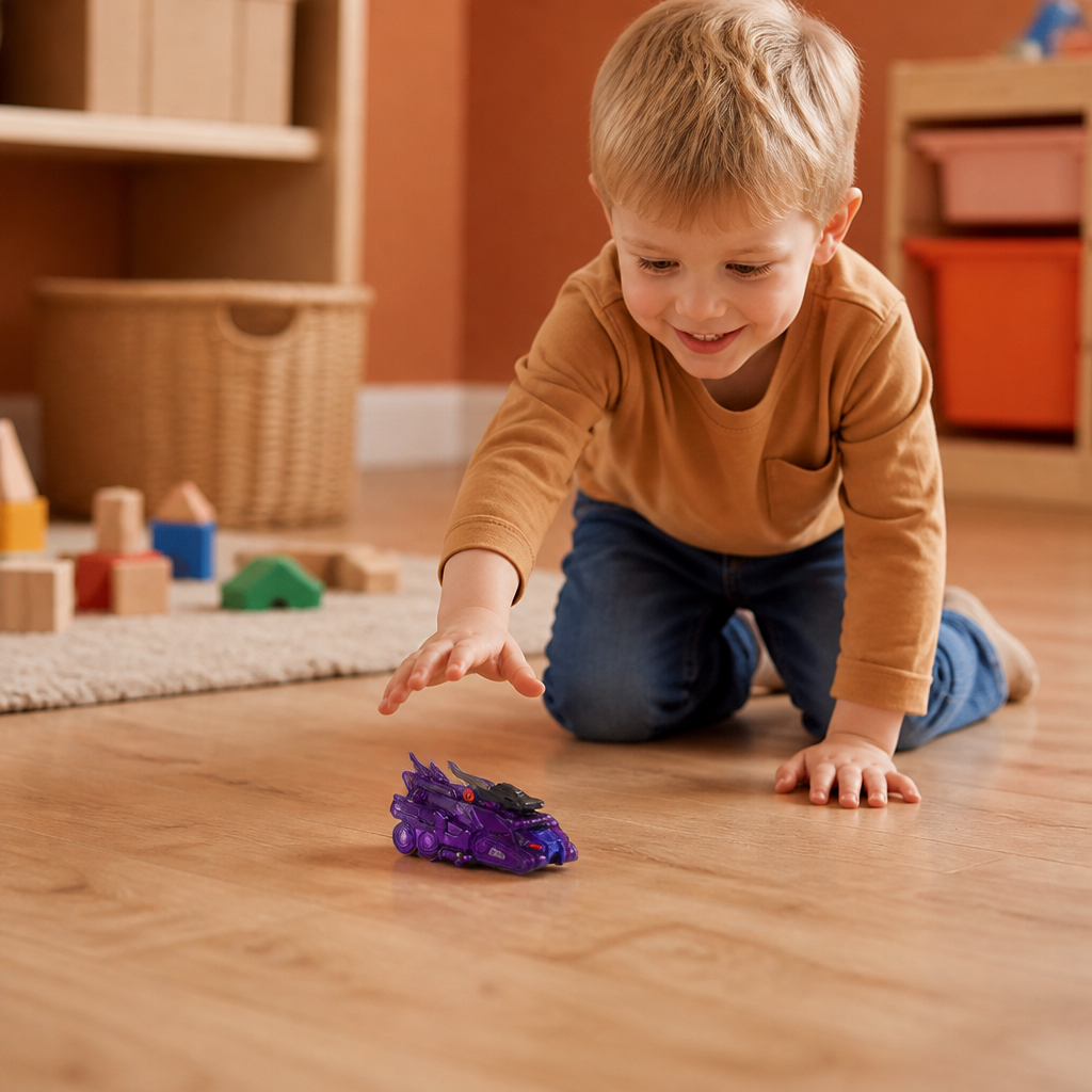 Jumping Transforming Racing Car Toy