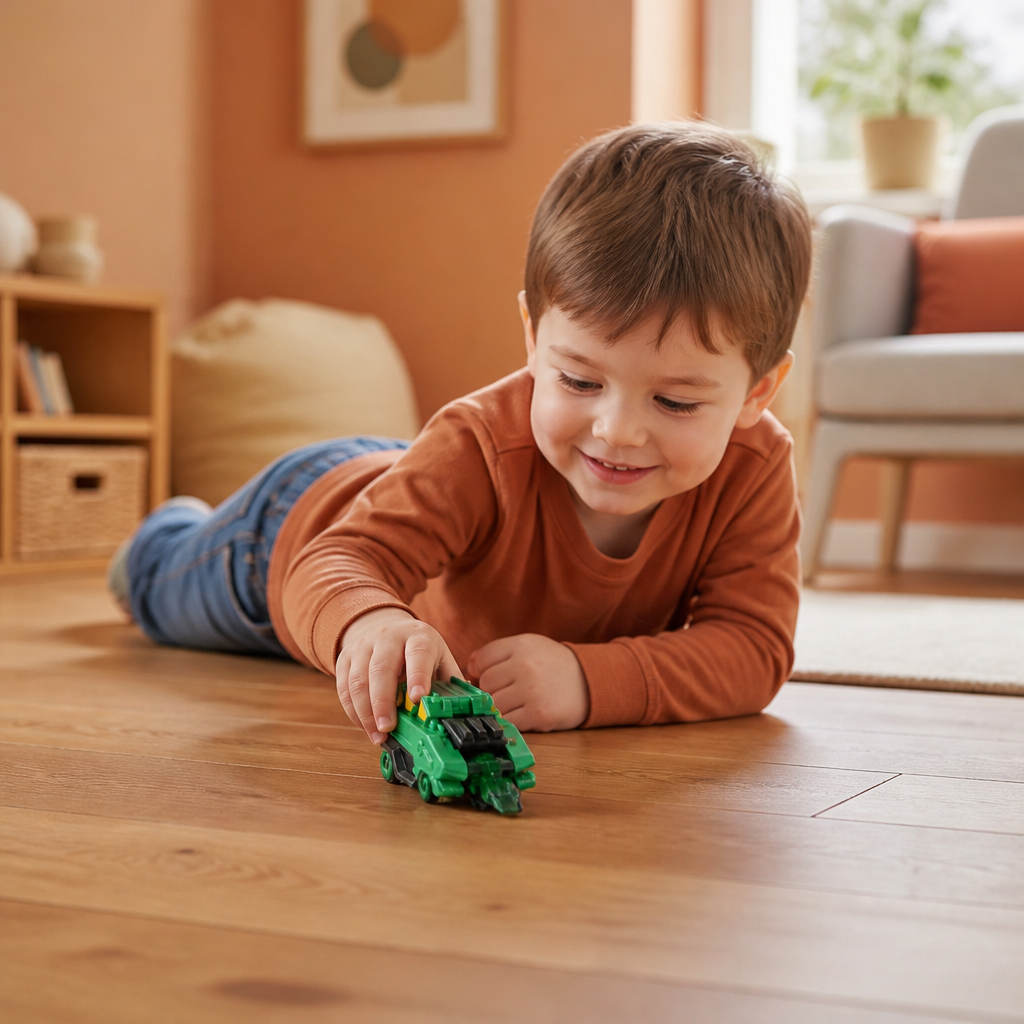 Jumping Transforming Racing Car Toy
