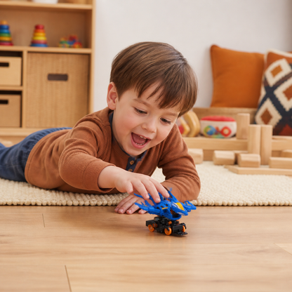 Jumping Transforming Racing Car Toy