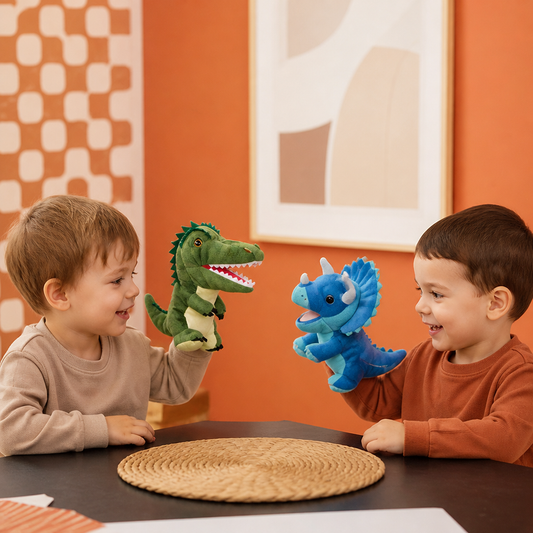 Funny Dinosaur Plush Hand Puppet