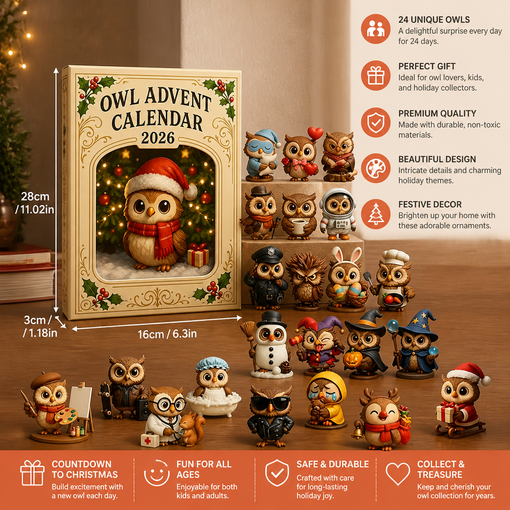 24-Day Owl Advent Calendar