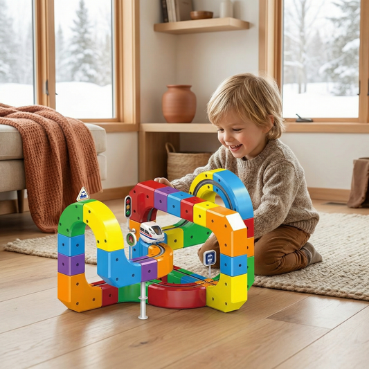 Magical Cube Track Rail Toy for Kids