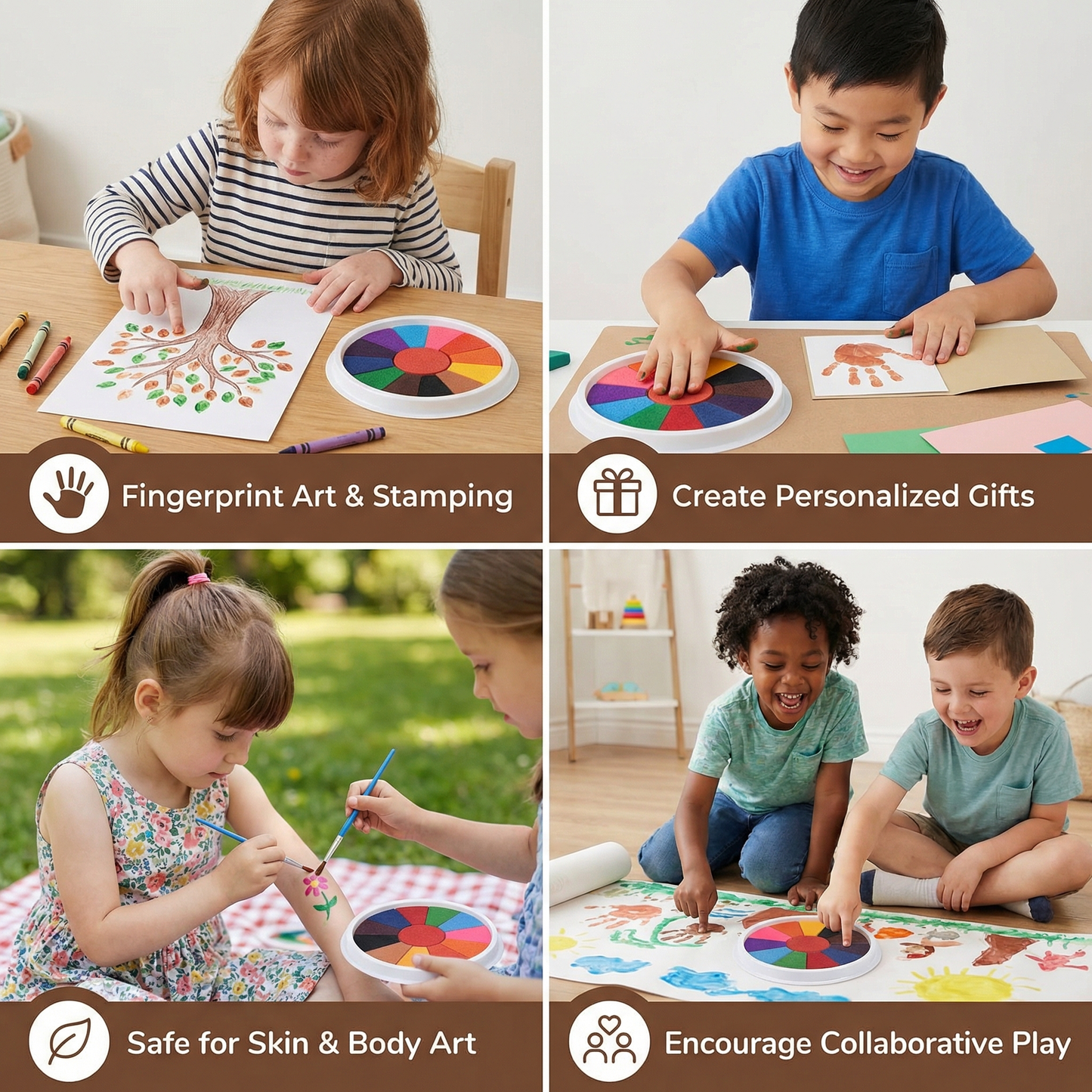 Finger Paint Drawing Set for Children