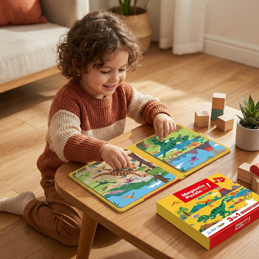 Magnetic Montessori Puzzle Book