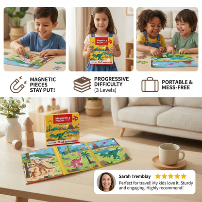 Magnetic Montessori Puzzle Book