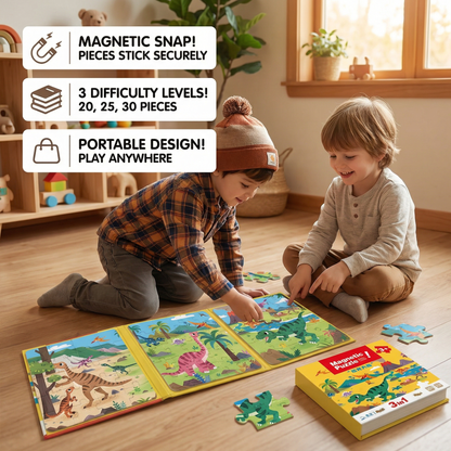 Magnetic Montessori Puzzle Book