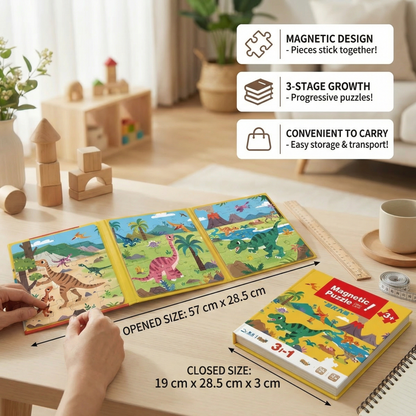 Magnetic Montessori Puzzle Book