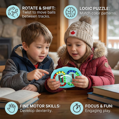 Double-Sided Color Ball Logic Game