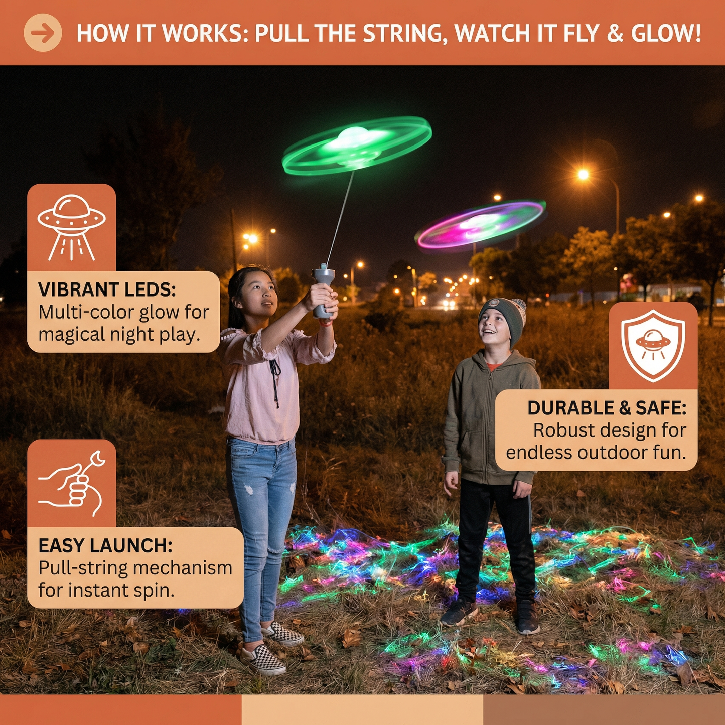 Awesome Ceiling UFO Toy