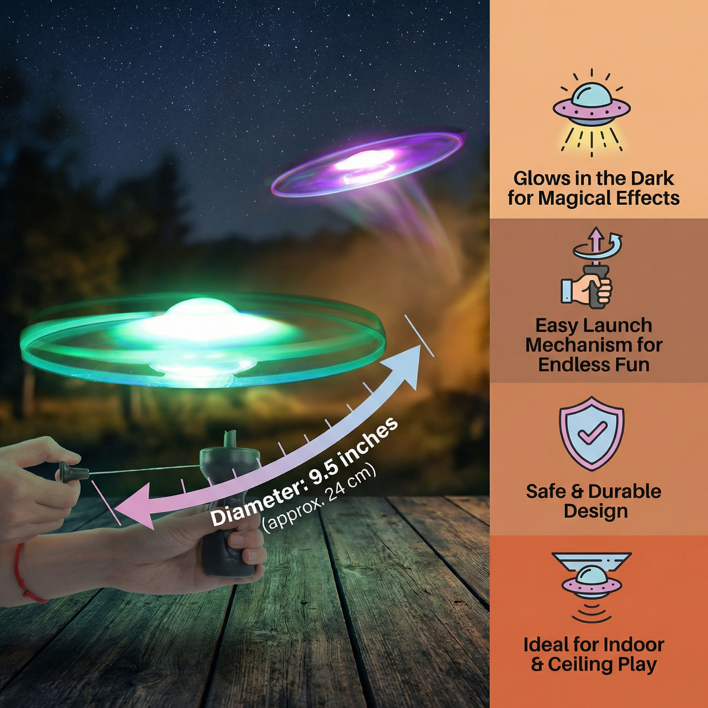 Awesome Ceiling UFO Toy