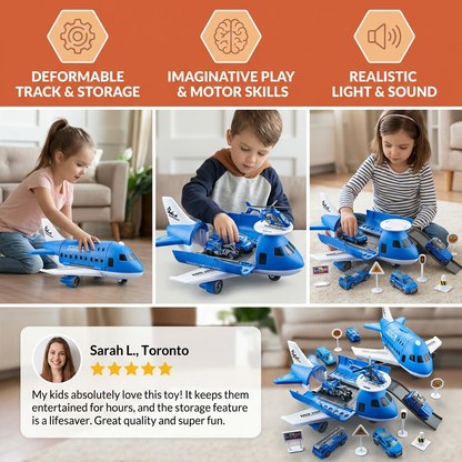 Airplane and Vehicle Play Set