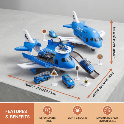 Airplane and Vehicle Play Set