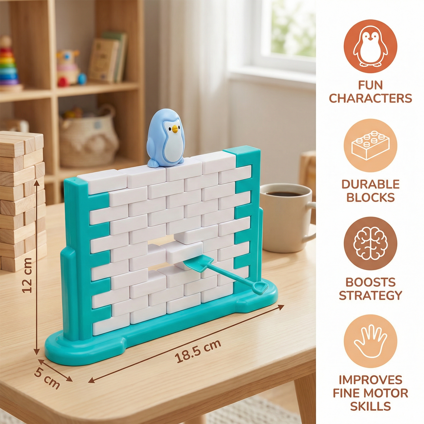 Penguin Ice Wall Balance Family Game