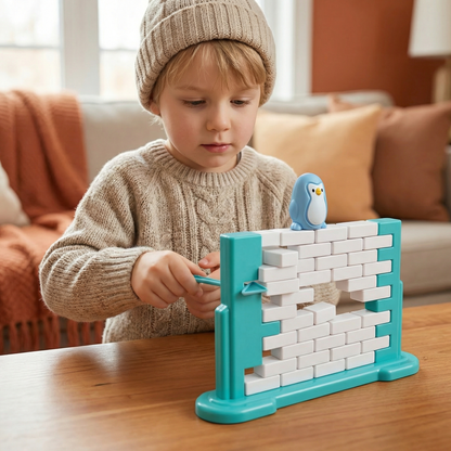 Penguin Ice Wall Balance Family Game