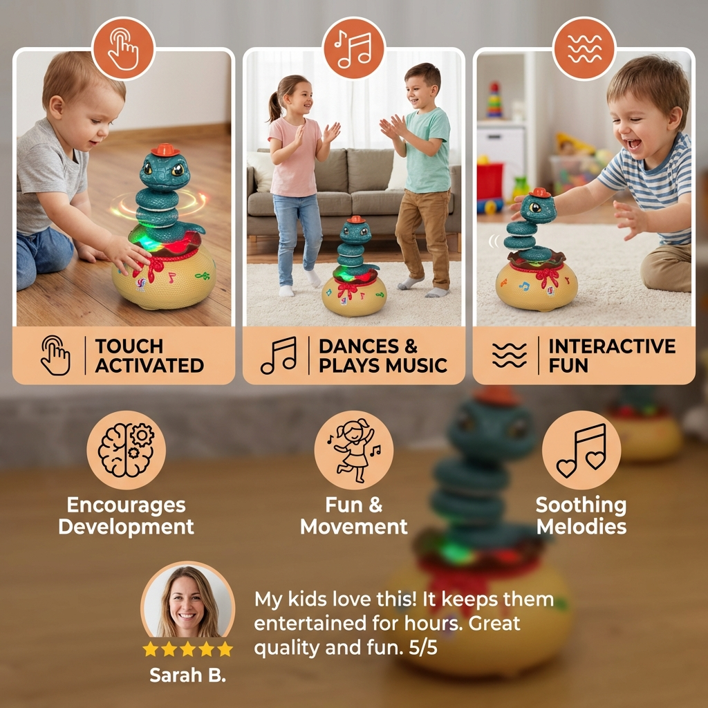 Dancing Snake Toy for Children