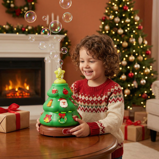 Music Bubble Christmas Tree with Stickers for Decorating