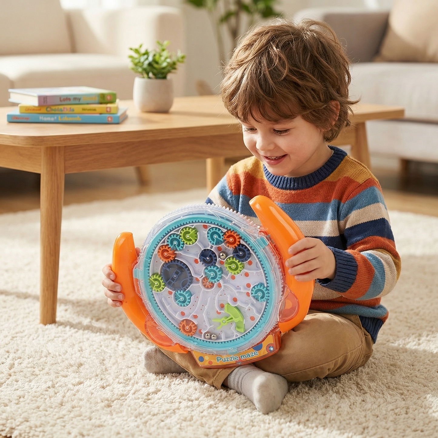 3D Ball Maze Wheel – Dexterity and Educational Game