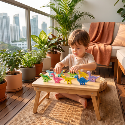 52-teiliges Montessori-3D-Alphabet-Bausteinset