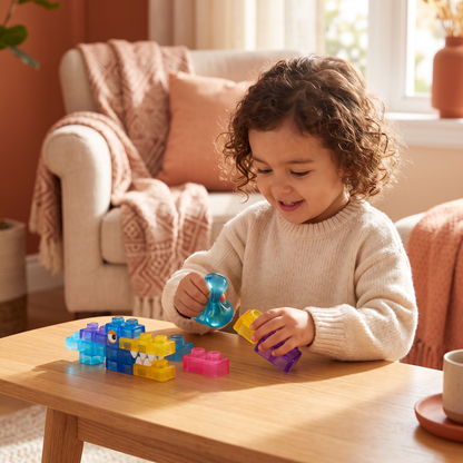 Safe & Soft Squishy Jelly Building Blocks for Kids