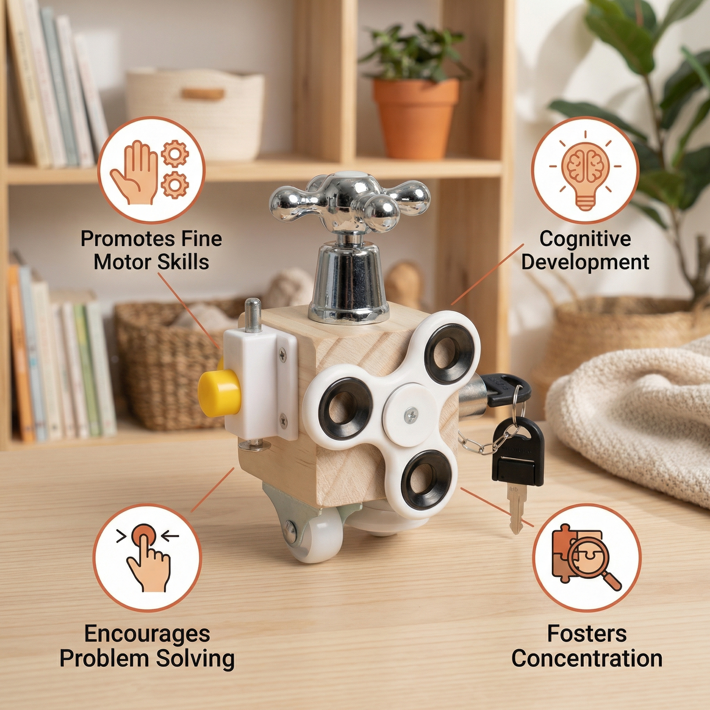 Montessori Play & Learning Cube