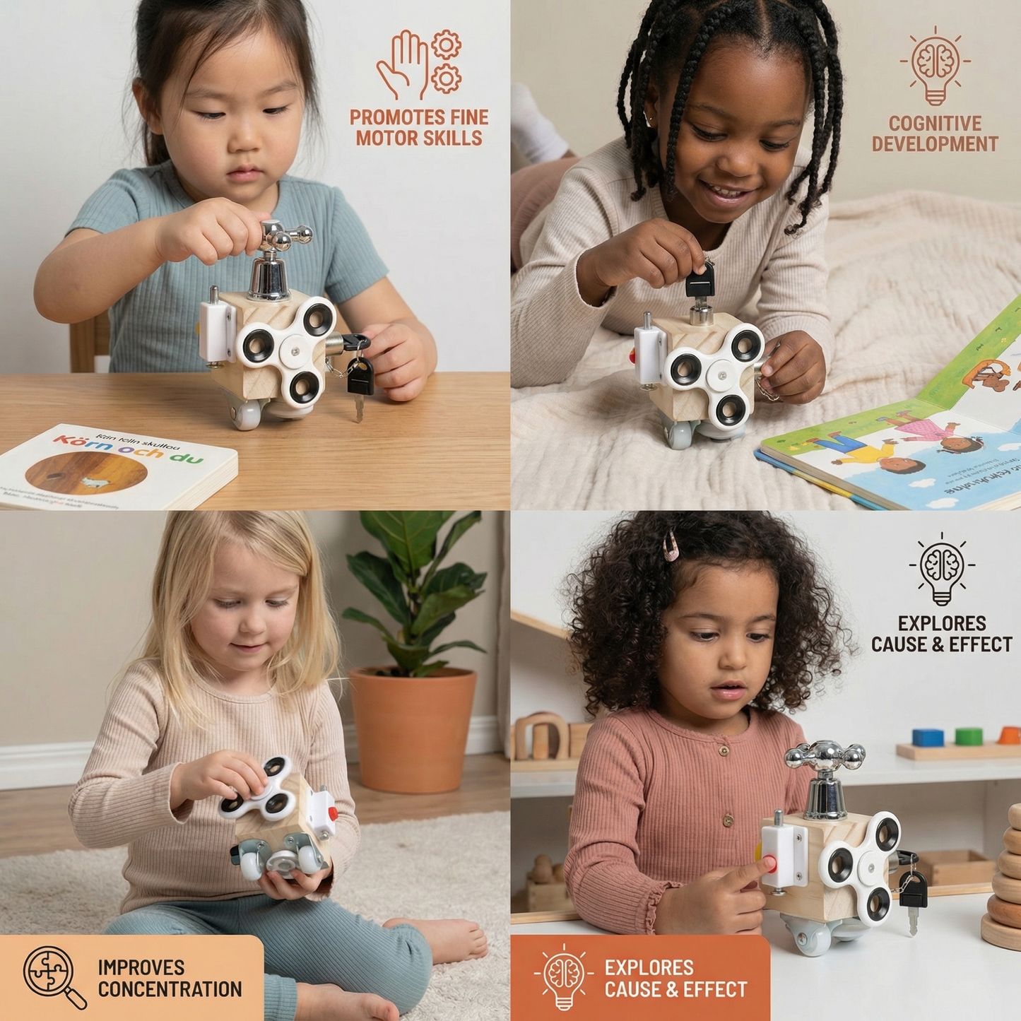 Montessori Play & Learning Cube