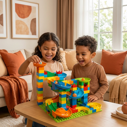 A Marble Run Made of Blocks