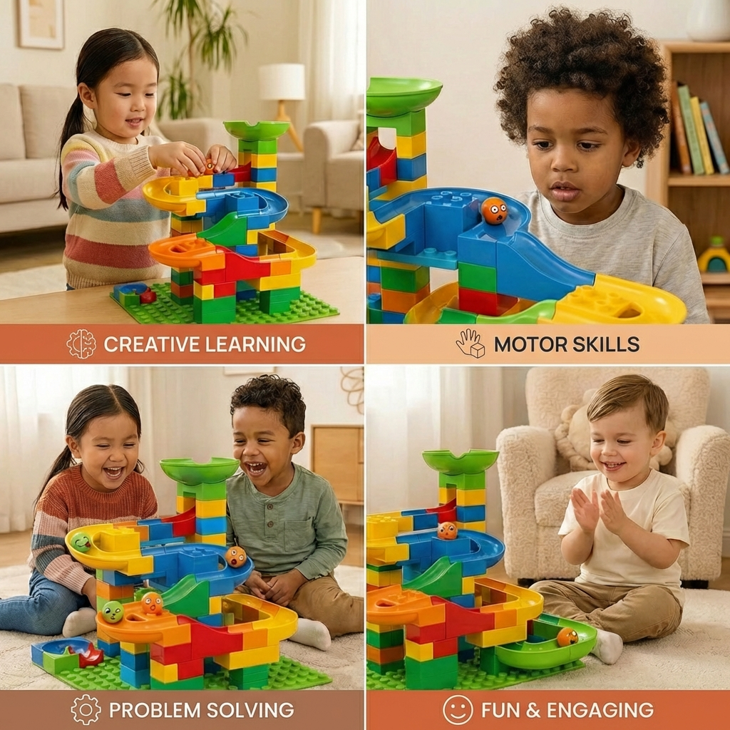 A Marble Run Made of Blocks