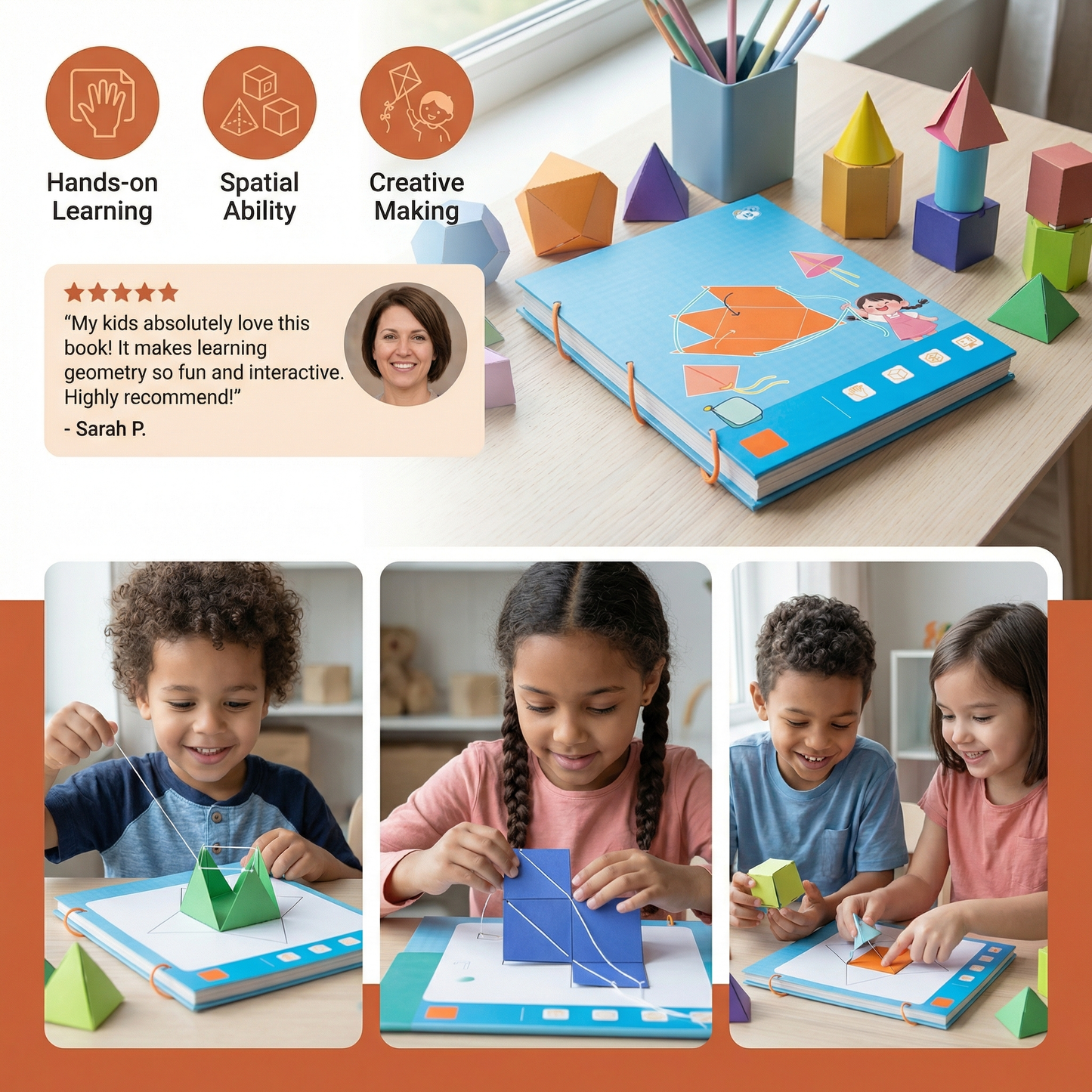 Brilliant Geometry Learning Book for Children