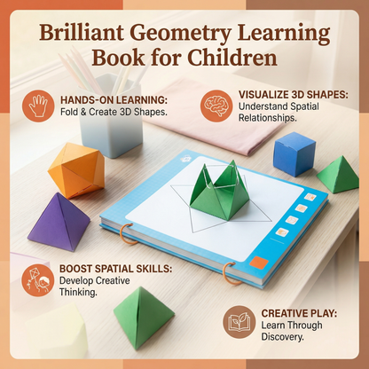 Brilliant Geometry Learning Book for Children