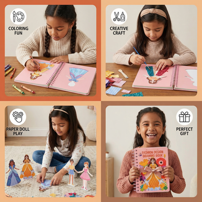 Princess Coloring and Craft Book