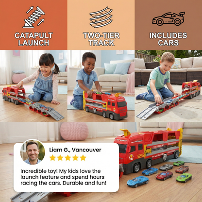 Race Track Toy Truck for Children