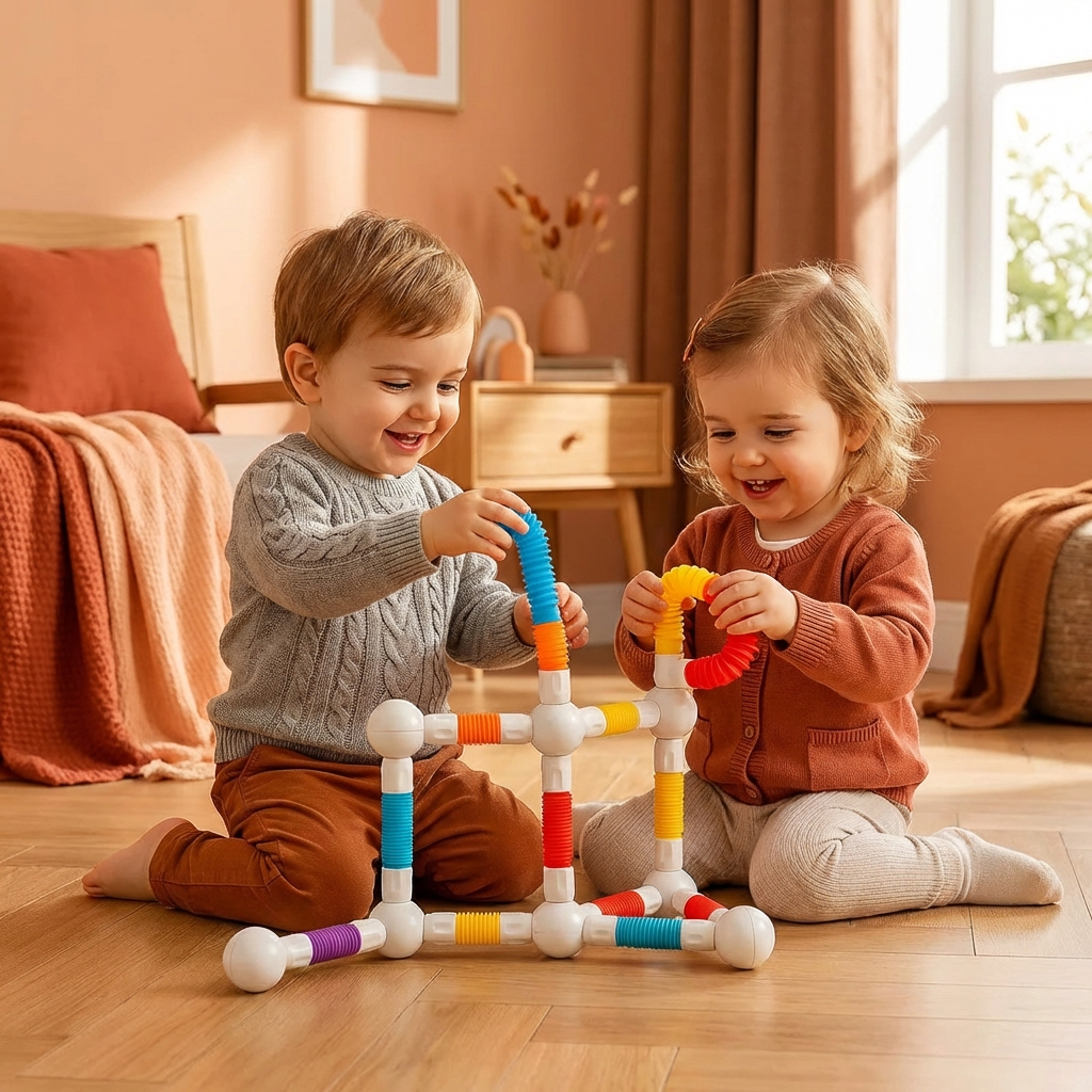 Montessori Malleable Magnetic Building Blocks
